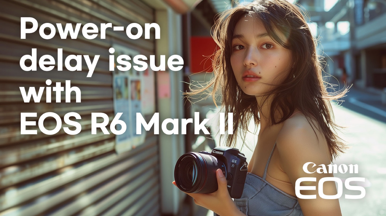 EOS R6 Mark II 늦게 켜지는 전원 딜레이 해결 방법